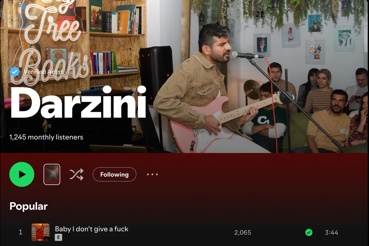 Spotify Monthly Listeners Stats